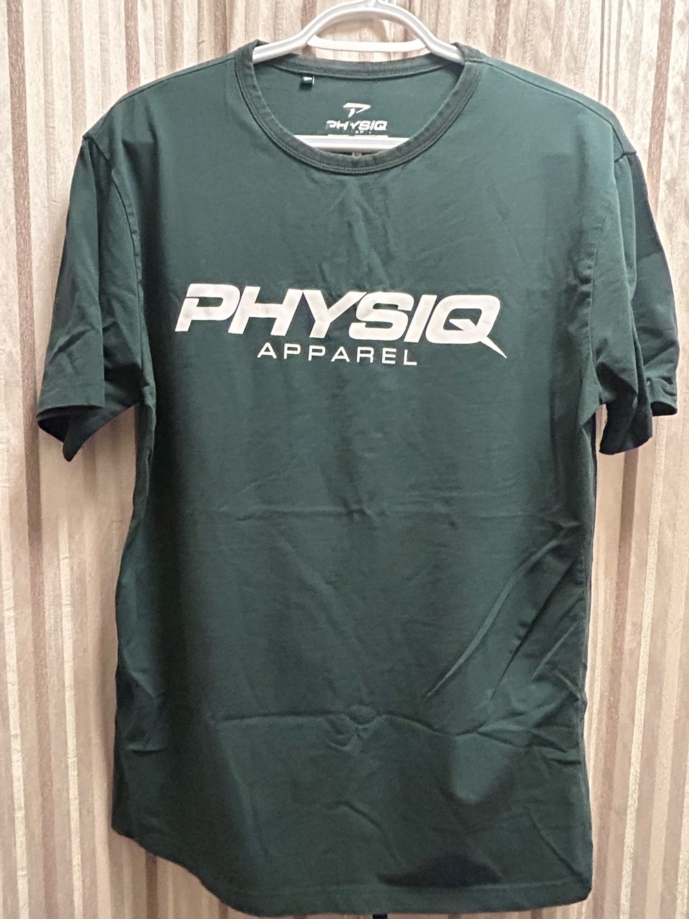 PHYSIQ Apparel Men's Logo Tee - Dark Green, Mens Size XL